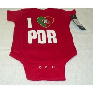 Gen2 Toddlers One Piece Short‎ Sleeve I Love Portugal 18 Months